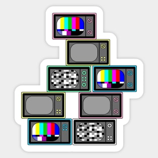 retro tvs Sticker